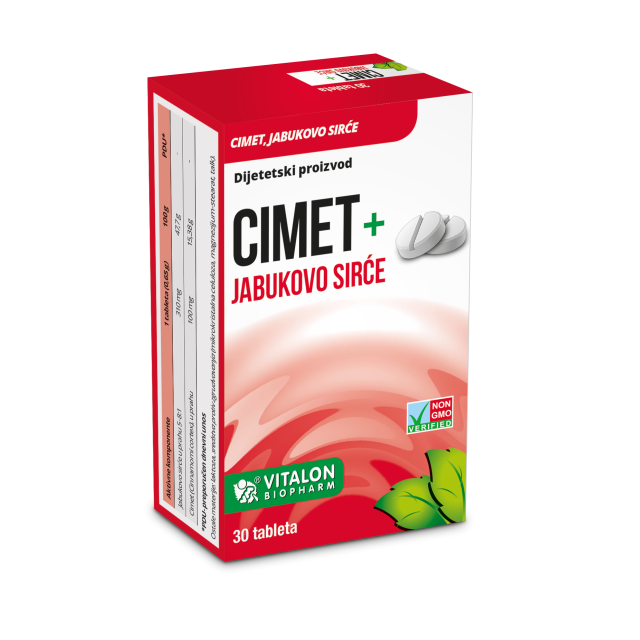 CIMET + JABUKOVO SIRĆE TABLETE